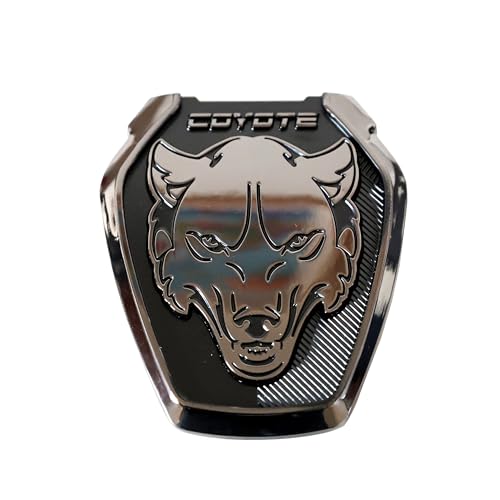 Image of S650 Style Dark Coyote Grille /Decklid Badge (Gunmetal /Black)