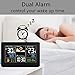 Weather Station Wireless Indoor Outdoor Weather Stations with Atomic Clock, Large Display Digital Weather Forecast Station Moon Phase with Remote Sensors