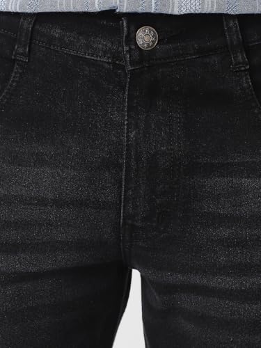 Image of Neostreak Men's Regular Fit Heavy Washed Jeans Stretchable
