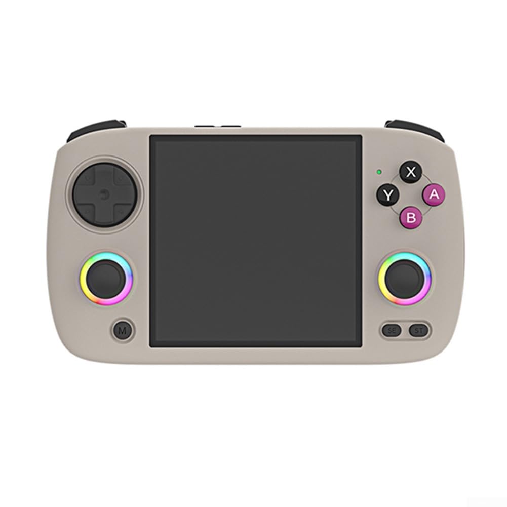 Retro Handheld Game Console, 15.72 * 8.96 * 1.79cm RG Cubexx Retro Handheld Console 8000Games 3.95 IPS Screen 5G WiFi 3.95-inch IPS Screen(grey)
