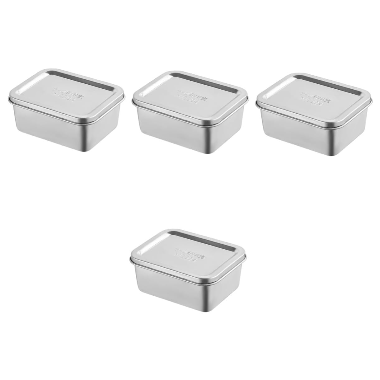 Mikinona 4 Cajas De Almuerzo Bento Para Preparar Comidas Recipientes Grandes Para Almacenar Alimentos Tapas Para Muestras De Comida.