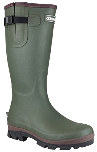 Bottes de pluie imperméables en caoutchouc et néoprène à boucle pour femme