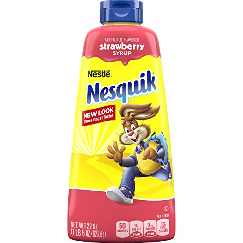 Nesquik Strawberry Syrup, 22 oz