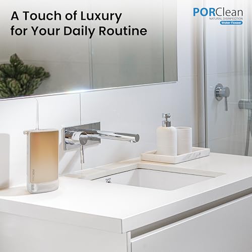 Image of Water Flosser for Teeth Cleaning - THIN601PRO Dental Water Flosser, Oral Irrigator with 4 Tips, 160 PSI, 4 Modes, Dual Tanks, IPX7 Waterproof, Zero Residual Technology Flosser - ANTIBACTERIAL FILTER