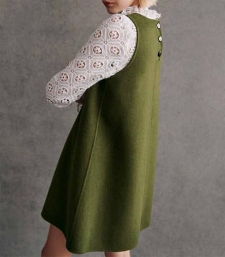 Women's Casual Loose Tank Dress Crew Neck Sleeveless A-Line Pullover Dress2