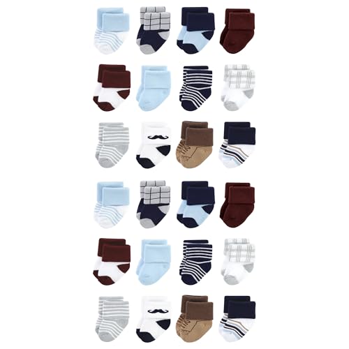Little Treasure Unisex Baby Cotton Rich Terry Socks 24-Pack