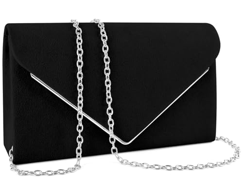 Image of TINDTOP Evening Clutch Purses for Women Handbags for Formal Wedding Party Cocktail Prom Crossbody Shoulder Envelope Bag | for Formal Wedding
