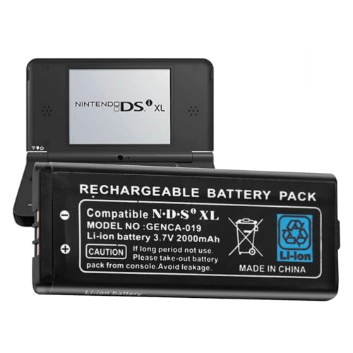 Image of UTL-003 Battery for DSi XL, 2000mAh Rechargeable Lithium-ion Battery Pack Tool Kit for Nintendo DSi XL /DSi LL Game Console