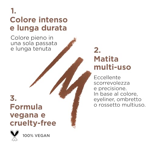 NABLA Cupid's Arrow Longwear Stylo, Beige | Lápiz Stylo duradero y altamente pigmentado | Luz multiusos, sombra de ojos o pintalabios, textura cremosa y cómoda para un maquillaje impecable - imagen 4