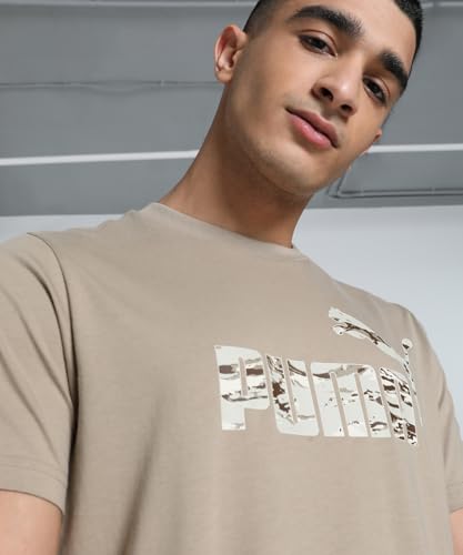 Image of PUMA Men's Cotton Graphic Print Regular Fit T-Shirt