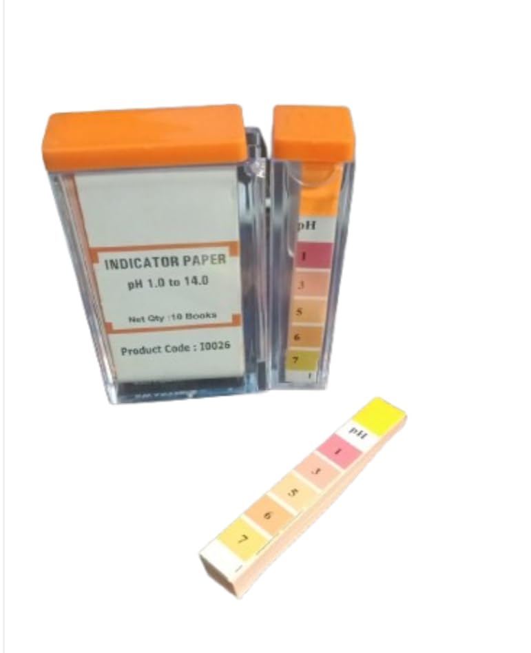 Patel Enterprise Indicator Paper, pH 1.0 to 14.0, Rankem 10 Books For Lab Use (PACK OF 1)-picture-11