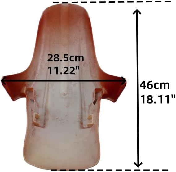 Motorcycle Front Mudguards Splash Guard Mud for HONDA CB250F CB600F CB900F CB1300 Hornet 250 600 900 CB600 Hornet600 (Red)