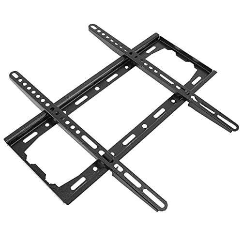 Support mural TV fixe et robuste pour écran LED LCD OLED 26 à 55 pouces