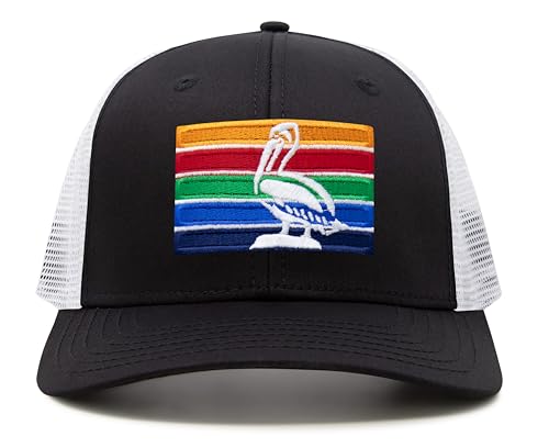 Image of International Tie City Hat for Men and Women, Adjustable Snapback Trucker Baseball Cap with Embroidered Patch