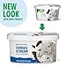 Amazon Grocery, Cookies & Cream Ice Cream, 48 Fl Oz (Previously Amazon Fresh, Packaging May Vary)