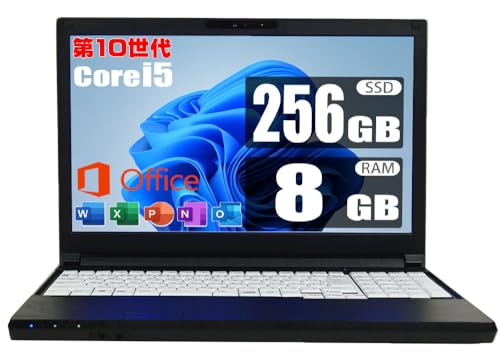 yςݕiz 10 Core i5 10310U / eL[/webJ/ 8GB / SSD 256GB / MS Office 2019 / Windows 11 / Wi-Fi/Bluetooth/DVDROM / 15.6^ HD