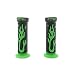 7/8" 22mm Flame Gel Handlebar Grips GREEN For Yamaha Honda Kawasaki Suzuki ATV KTV Scooter