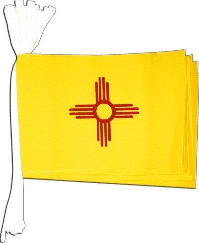 Guirlande drapeau USA US New Mexico de 5,9 m de long de pavillons des etats americains