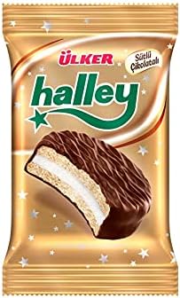 Ulker Halley Chocolate Coated with Marshmallow Filled Biscuits 30gms