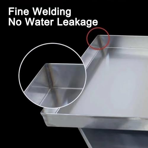 Bandeja recogegotas metálica universal de alta durabilidad para protección estructural 4