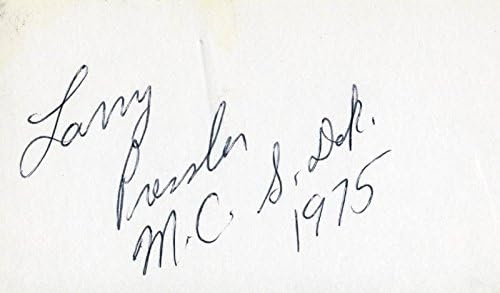 Larry Pressler - Signature