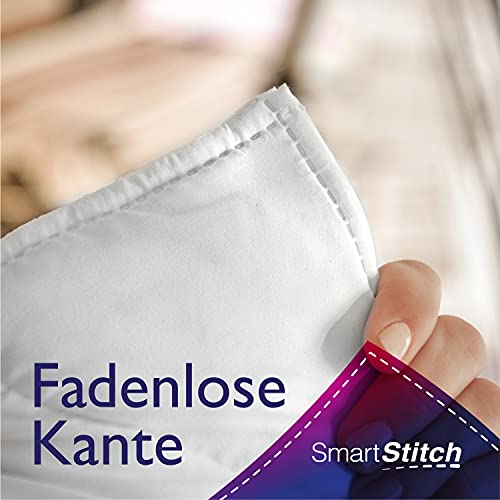 John Cotton NewWay Bettdecke 155x220 - Innovativ & Atmungsaktive Steppdecke für Allergiker | Oeko-Test Zertifiziert Bettdecken | Weiche Microfaser Schlafdecke | Ganzjahresdecke 155 220 | Weiß | Duvet - Image 3