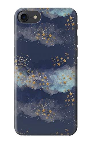 Coque iPhone 8 Gold Star Sky Innovedesire chic pour soirée