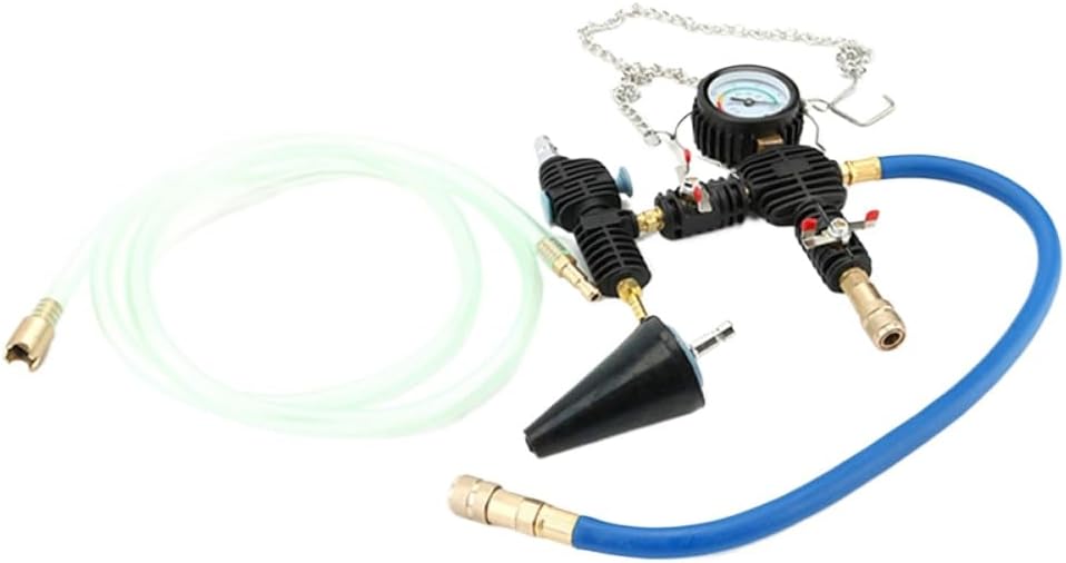 Auto Engine Cooling System Vacuum Purge Coolant Refill Tool with Hose Compatible with Car FSM
