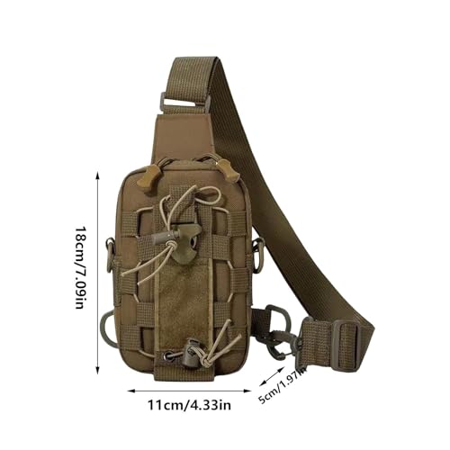 Sac sling pour courir sans ballottement avec pochette zippée légère