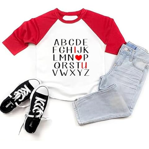 Future Ladies Man Current Mama's Boy Raglan T-Shirt Toddler Boy Valentine's Day 3/4 Sleeve Top Spring Cotton Outfit Cover