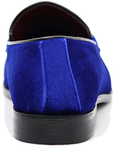 Image of Enzo Romeo Plum05 Men's Dress Loafers Elastic Slip on with Buckle Fashion Shoes