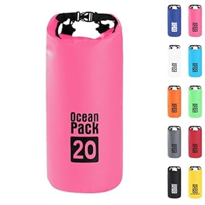 POPOYU 20L Bolsa Estanca,Rosa Rojo ...