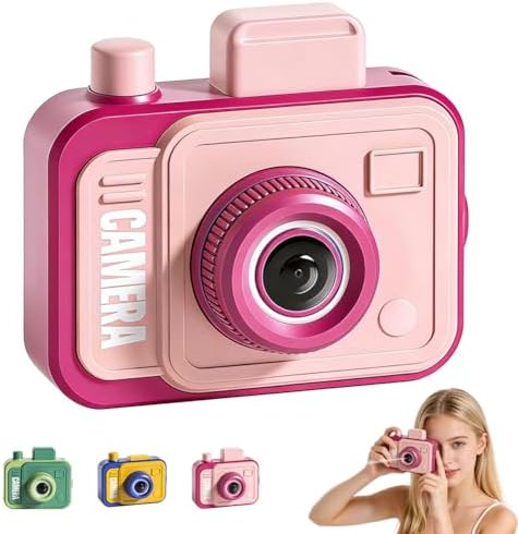 Prank Cameras Water Gun,Prank Creative Double-Sided Reverse Waters Guns, Small Double Fun Pool Toy for Summer Joke Adults Office Party Tricks(Pink)