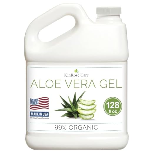KinRose Organic Aloe Vera Gel for Skin Care