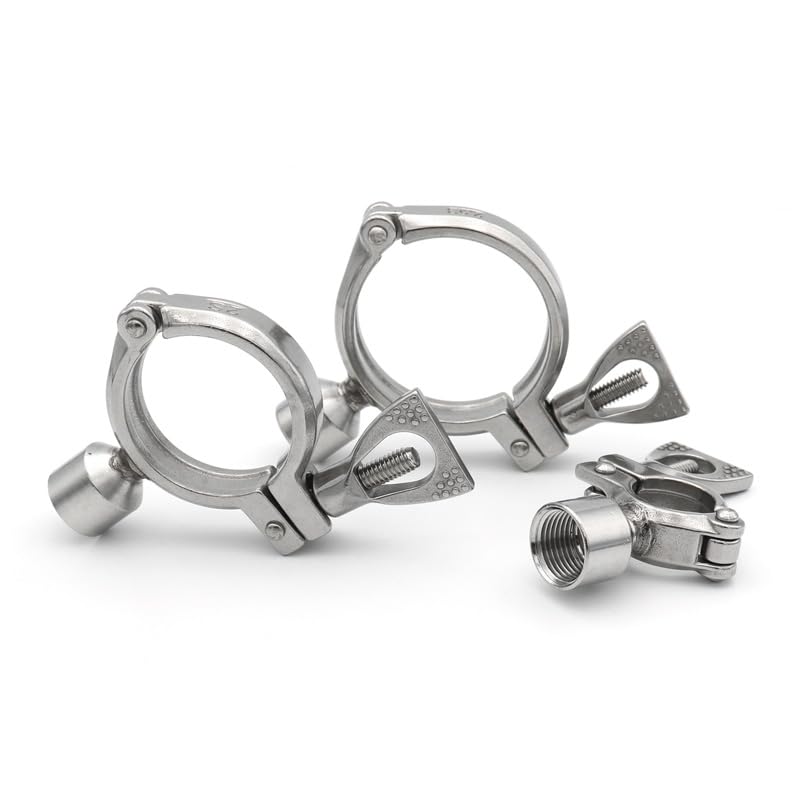 Soporte for tubo de acero inoxidable 304 con rosca BSP 1/2"
