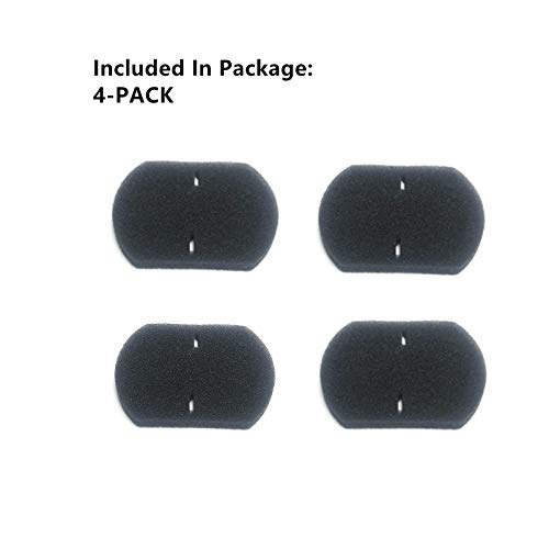 Vacuum Sponges Filter Replacement for Bissell 3-in-1 Stick Lightweight Bagless Cleaner, Fits Model 2030 2033 2033M 20336 20334(4-Pack)