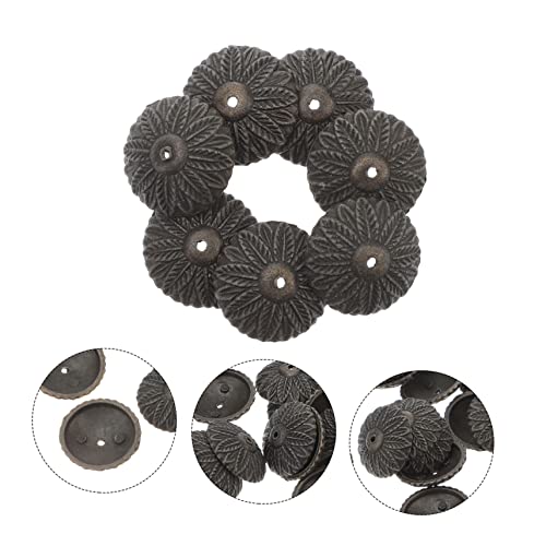 Housoutil 50Pcs Flower Spacer Nail Nail Embellishments Thumb Tacks Decorative Rivet+Furniture Upholstery Studs Fastener Washer Furniture Hardware Upholstery Nails Washer Furniture Pin Washer #TOP4