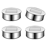 3/4 ステンレス鋼のスパイス缶のセット (透明な蓋付き) キッチンや調理ニーズに最適なプロの調理スパイスオーガナイザー