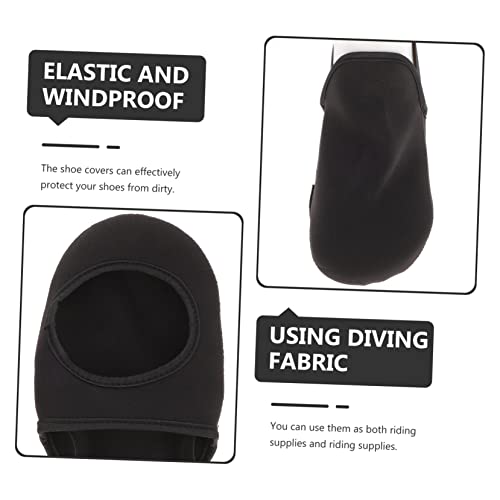 Cubiertas para zapatos de ciclismo Totority, 2 piezas, protectores térmicos para punta, impermeables y cortavientos, para uso al aire libre miniatura 3