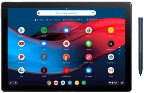 FexelPc Laptop Google Pixel Slate 12.3" Touchscreen LCD Tablet w/Pixelbook Pen|Intel 8th Generation Core M3|8GB Memory|64GB SSD|Fingerprint Reader|Chrome OS|Bundled with Google Pixelbook Pen