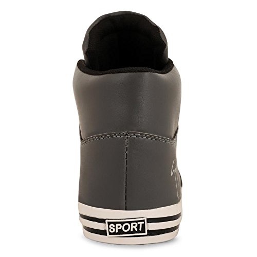 Buy U.S.TRACTION High Ankle Dancing Grey Sneakers at Amazon.in