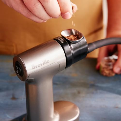 Breville BSM600SIL Smoking Gun, Handheld Food and Cocktail Smoker, Silver - image 3