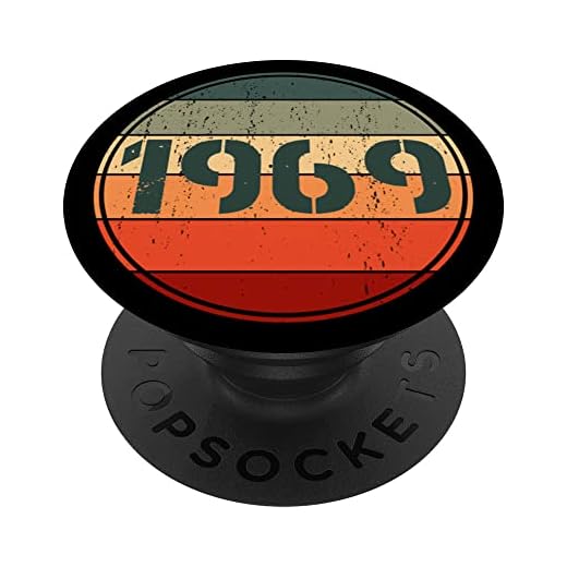 Vintage 1969 cumpleaños Pop Socket divertido 1969 cumpleaños 1969 PopSockets PopGrip Intercambiable