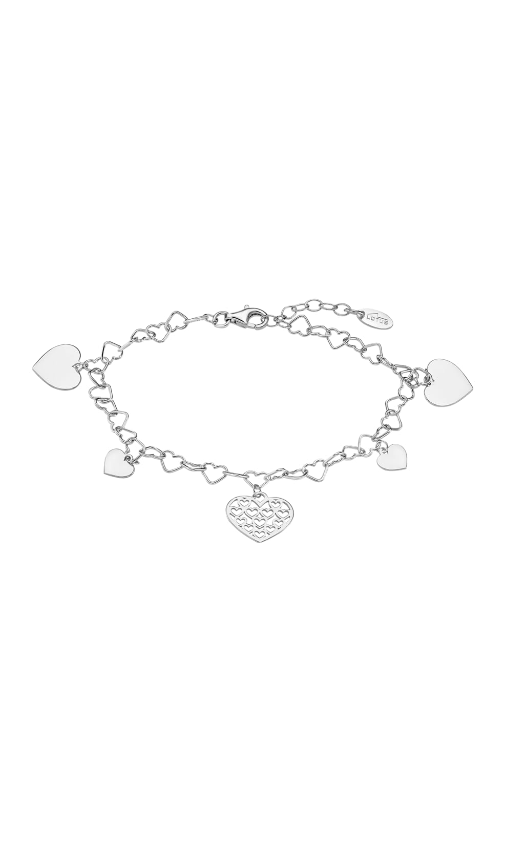 LOTUS SILVERPulsera LP3502-2/1 Moments Plata Corazón 17.00 mm Mujer