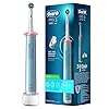 Oral-B Pro 3 – 3000 – Blauwe Oplaadbare Elektrische Tandenborstel, 1 Handvat Met Zichtbare Poetsdruksensor, 1…