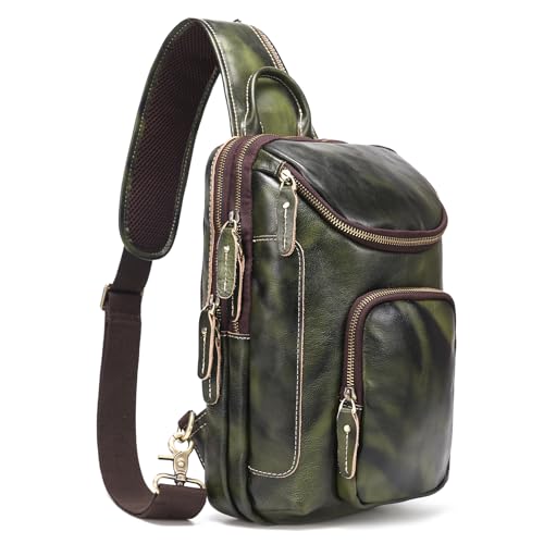 LANNSYNE Vegetable Tanned Leather Sling