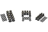 Well Nut Assortment 10 M4 M5 and M6 Wellnuts with Nylon Washers and Rubber Wellnuts, Great for Plumbing Water Craft Automotive and Motorcycle Repair, Fits Metric Screws, Home and Shop Repair Hardware