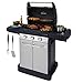 Campingaz Grill a Gas Serie Master 3, Classic, Nero, 144 x 120 x 151 cm, 2000030696