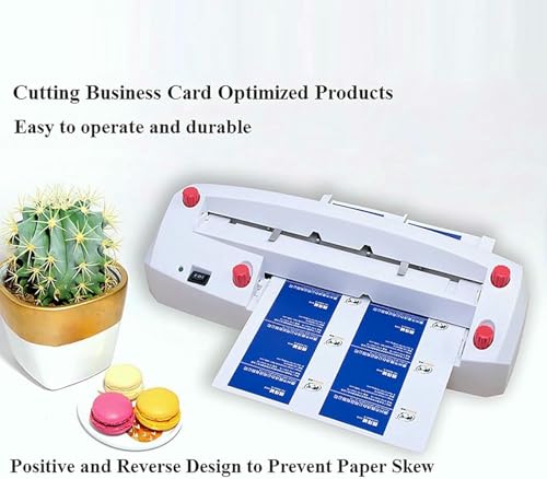 Coupe-cartes de visite électrique réglable automatique pour papier de 300g - 6