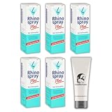 Rhinospray Plus Rhino Nasenspray 5 x 10 ml Sparset inkl. einer hochwertigen Handcreme der Rathaus Apotheke